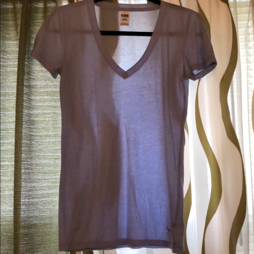 Light Blue PINK V-Nexk